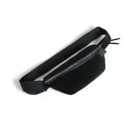 Femme Bleu de Chauffe Sac Banane-- Sac Banane Beat - Noir