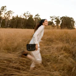 Femme Bleu de Chauffe Sacs À Main-- Sac Postier Pastis -