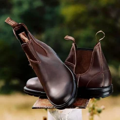 Femme Blundstone Bottes-- Bottines Classic Chelsea - Walnut