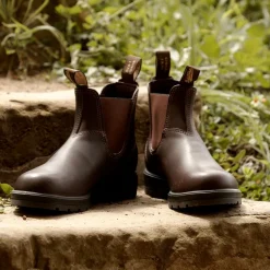 Femme Blundstone Bottes-- Bottines Classic Chelsea - Walnut