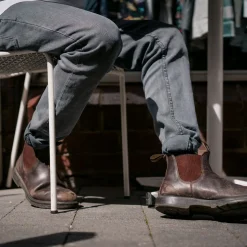 Femme Blundstone Bottes-- Bottines Classic Chelsea - Walnut