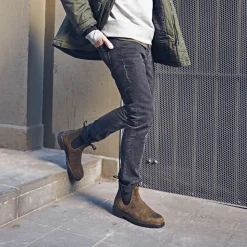 Femme Blundstone Bottes-- Bottines Classic Chelsea - Walnut