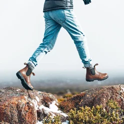 Femme Blundstone Bottes-- Bottines Classic Chelsea - Marron