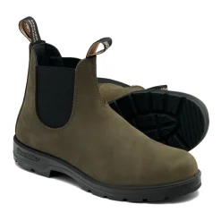 Femme Blundstone Bottes-- Bottines Classic Chelsea - Forêt Nubuck