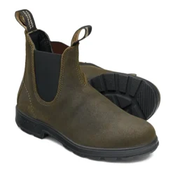 Femme Blundstone L'esprit Merci|Bottines-- Bottines Classic Chelsea - Olive Foncée