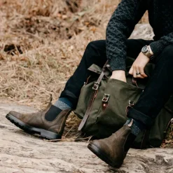 Femme Blundstone L'esprit Merci|Bottines-- Bottines Classic Chelsea - Olive Foncée