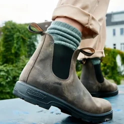 Homme Blundstone L'esprit Merci|Bottines-- Bottines Classic Chelsea - Cuir d'argile