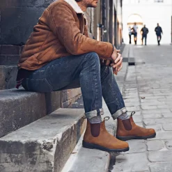 Homme Blundstone L'esprit Merci|Bottines-- Bottines Classic Chelsea - Camel