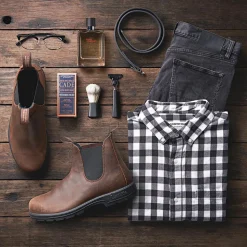 Homme Blundstone L'esprit Merci|Bottines-- Bottines Classic Chelsea - Foncé