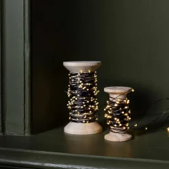 1139 BAZAR DE LUXE Guirlandes & Bobines-Bobine lumineuse - Noir