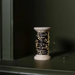 1139 BAZAR DE LUXE Guirlandes & Bobines-Bobine lumineuse - Noir