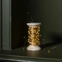 1139 BAZAR DE LUXE Guirlandes & Bobines-Bobine lumineuse - Or