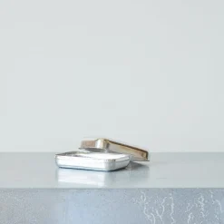 1344 MARDOURO Accessoires De Salle De Bain|Salle De Bain : Esprit Japonais-Boite à savon en aluminium