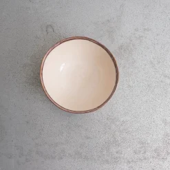 1636 DEARTIS Bols-Bol en grès - Crème & Marron