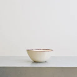 1636 DEARTIS Bols-Bol en grès - Crème & Marron