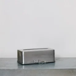 1414 PUEBCO Entretien & Rangement-Boîte à mouchoirs - Métal Mat