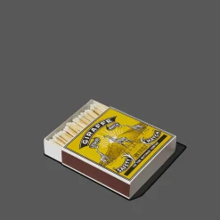 590 FINE MATCH BOX Allumettes & Briquets-Boîte de 150 grandes allumettes - Girafe