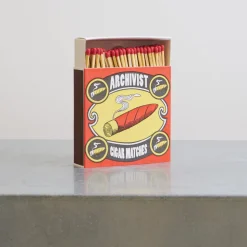 590 FINE MATCH BOX Allumettes & Briquets|Accessoirisez Votre Intérieur-Boîte de 150 grandes allumettes - Cigare