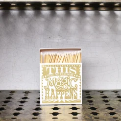 590 FINE MATCH BOX Allumettes & Briquets-Boîte de 150 grandes allumettes - Magic