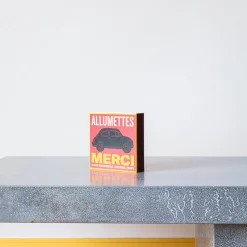 1436 TENGLER MATCH Allumettes & Briquets-Boîte de 120 grandes allumettes - Fiat 500 Rouge