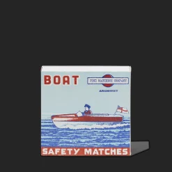 590 FINE MATCH BOX Allumettes & Briquets-Boîte de 150 grandes allumettes - Bâteau