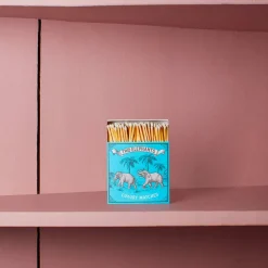 590 FINE MATCH BOX Allumettes & Briquets-Boîte de 150 grandes allumettes - Deux éléphants