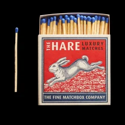 590 FINE MATCH BOX Allumettes & Briquets|Maison De Campagne-Boîte de 150 grandes allumettes - Lapin