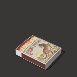 590 FINE MATCH BOX Allumettes & Briquets-Boîte de 150 grandes allumettes - Tigre