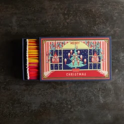 590 FINE MATCH BOX Allumettes & Briquets-Boîte géante de 150 grandes allumettes - Noël