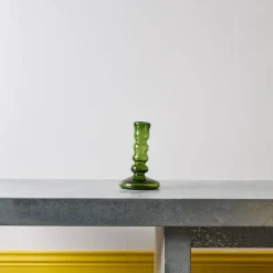 173 SEBASTIEN LA SOUFFLERIE Bougeoirs|Accessoirisez Votre Intérieur-Bougeoir Bulles - Vert fumé