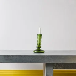 173 SEBASTIEN LA SOUFFLERIE Bougeoirs|Accessoirisez Votre Intérieur-Bougeoir Bulles - Vert fumé