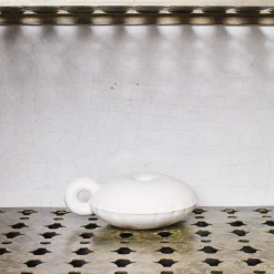 2191 HOME STUDYO Bougeoirs-Bougeoir Candy - Blanc