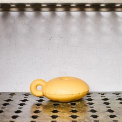 2191 HOME STUDYO Bougeoirs-Bougeoir Candy - Jaune