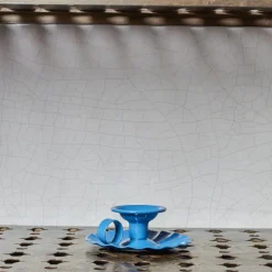 1771 ITALO OTTINETTI Bougeoirs|Maison De Campagne-Bougeoir en aluminium - Bleu