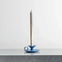 1771 ITALO OTTINETTI Bougeoirs|Maison De Campagne-Bougeoir en aluminium - Bleu