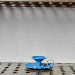 1771 ITALO OTTINETTI Bougeoirs|Maison De Campagne-Bougeoir en aluminium - Bleu