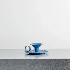 1771 ITALO OTTINETTI Bougeoirs|Maison De Campagne-Bougeoir en aluminium - Bleu