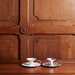 1771 ITALO OTTINETTI Bougeoirs|Maison De Campagne-Bougeoir en aluminium - Gris