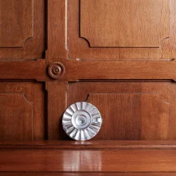 1771 ITALO OTTINETTI Bougeoirs|Maison De Campagne-Bougeoir en aluminium - Gris