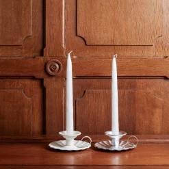 1771 ITALO OTTINETTI Bougeoirs|Maison De Campagne-Bougeoir en aluminium - Ivoire