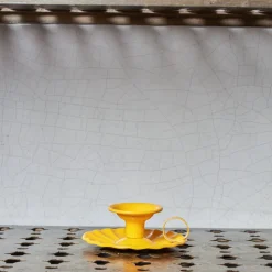 1771 ITALO OTTINETTI Bougeoirs|Maison De Campagne-Bougeoir en aluminium - Jaune