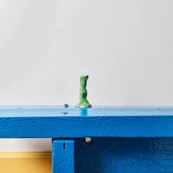 1393 EMILIE HOLM ATELIER Bougeoirs-Bougeoir en céramique émaillée - Vert