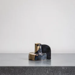 2992 MAISON MERE Bougeoirs-Bougeoir en grès émaillé Saito