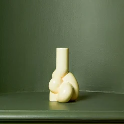 208 HAY Bougeoirs|Accessoirisez Votre Intérieur-Bougeoir en porcelaine - Jaune