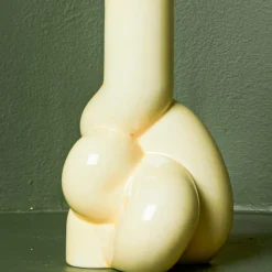 208 HAY Bougeoirs|Accessoirisez Votre Intérieur-Bougeoir en porcelaine - Jaune