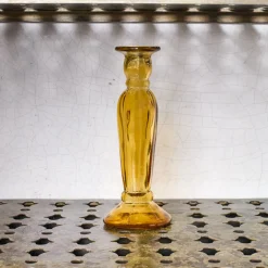 1952 VIDRIOS SAN MIGUEL Bougeoirs-Bougeoir en verre recyclé - Gold - Anadir