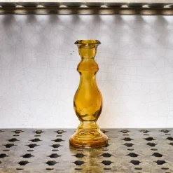 1952 VIDRIOS SAN MIGUEL Bougeoirs-Bougeoir en verre recyclé - Gold - Noviembre