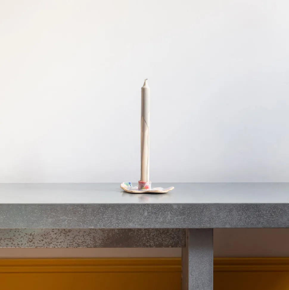 1479 HARLIE BROWN STUDIO Bougeoirs-Bougeoir multicolore