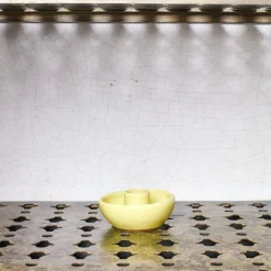 1339 AFROART Bougeoirs-Bougeoir Selma - Jaune