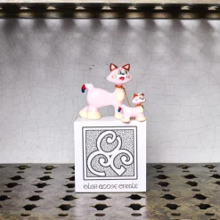 2219 OLGA GOOSE Bougies & Parfums D'intérieur-Bougie - Pink Cats